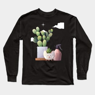 Cute Illustration for Plant Lovers Long Sleeve T-Shirt